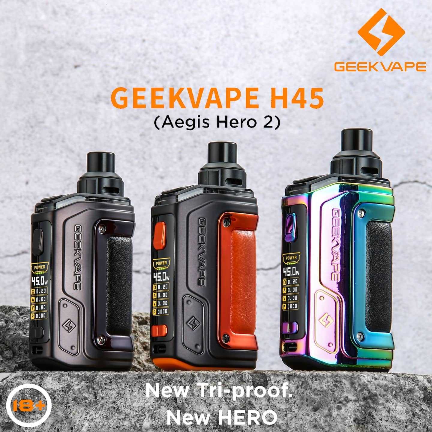 FAQ-Geekvape H45 (Aegis Hero 2) Pod Mod Kit Geekvape Store FAQ-Geekvape H45 (Aegis Hero 2) Pod Mod Kit Geekvape Store
