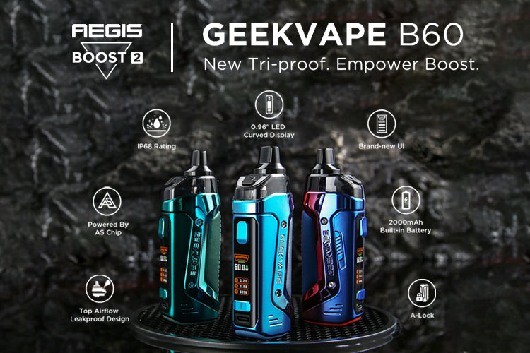 FAQ-Geekvape B60 (Aegis Boost 2) Pod Mod Kit