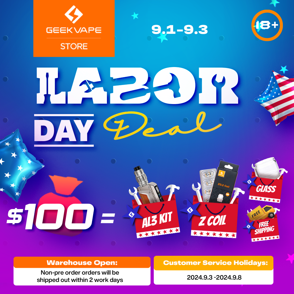 Labor day Deal! $100 get AL3 Kit+Z coil+glass+free shipping!