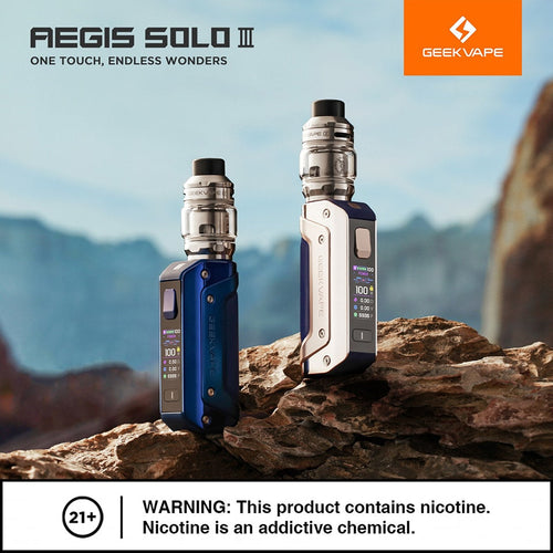 FAQ-GeekVape Aegis Solo 3 Kit 100W/3000mAh
