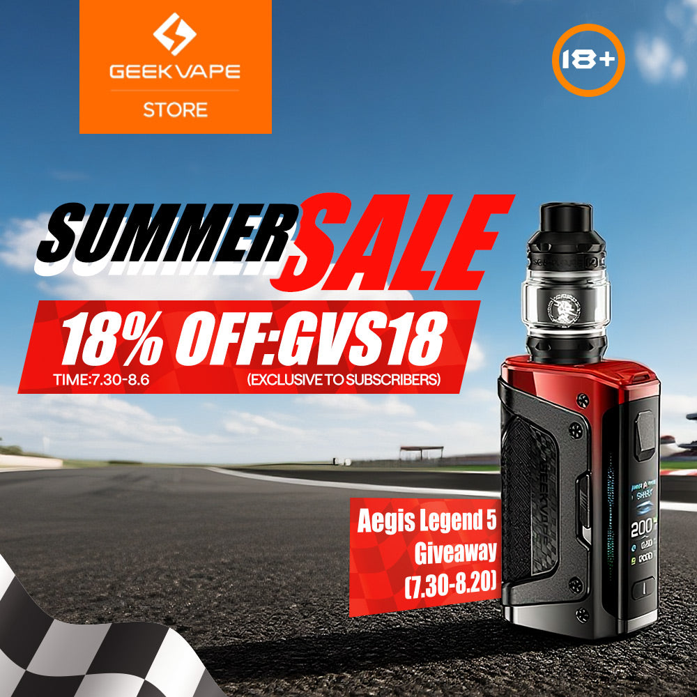 Unlock 18% OFF + Aegis Legend 5 Giveaway This Summer!
