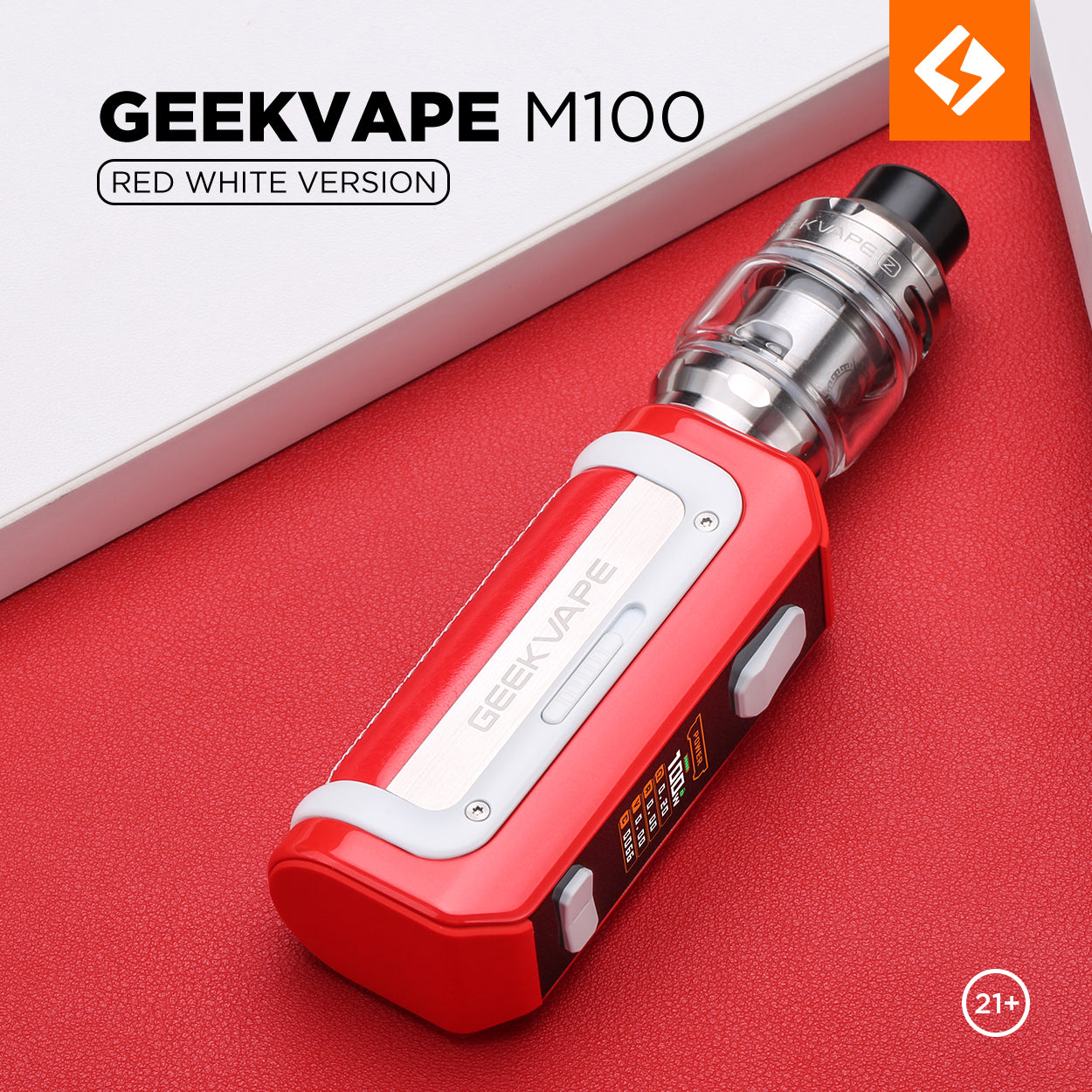 Geekvape M100 Kit -red white Giveaway for Subscribers! – Geekvape Store