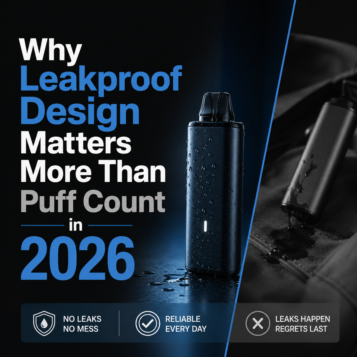 Why Leakproof Design Matters More Than Puff Count in 2026 – Geekvape Store