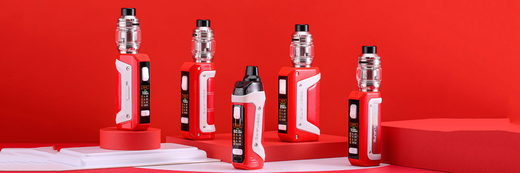 Vaping Red Geekvape Red & White Edition | Limited Colorways | Official Store ...