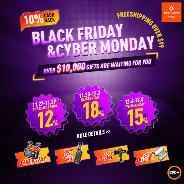 Flash Sale! Geekvape Samples deal