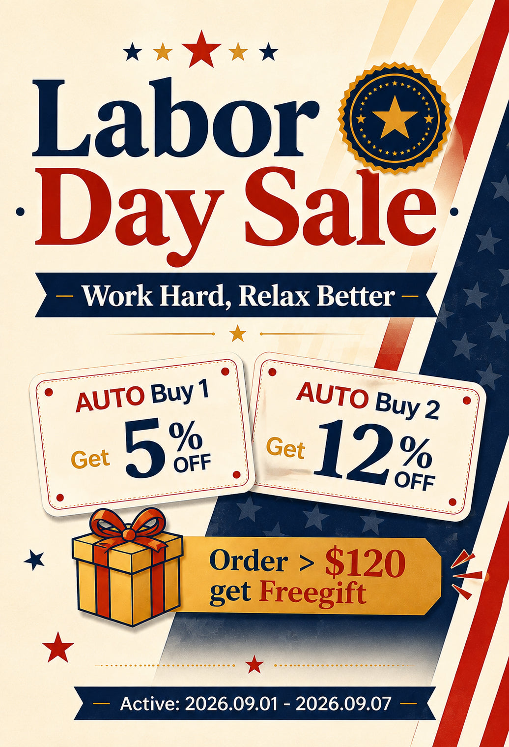 Labor Day Sale 2026: Work Hard, Relax Better