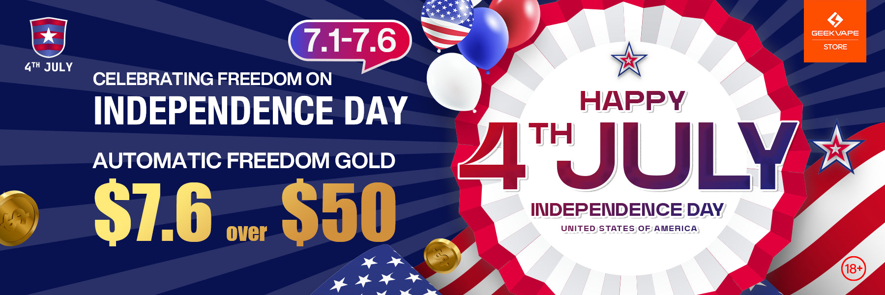 Geekvape’s Independence Day